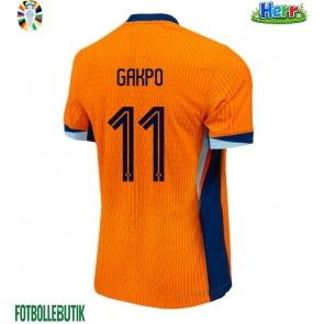 Nederländerna Cody Gakpo #11 Hemmatröja EM 2024 Kortärmad